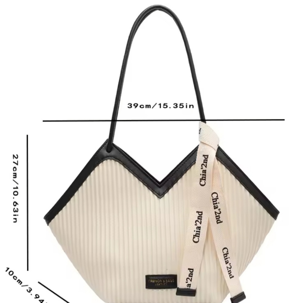 Fashion Y Bags Black and Cream Women's Bag - Picture 5 of 5